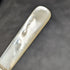 1930 British Vintage White Mother of Pearl Handle Dessert Cutlery Set 6x2 in Leather Case